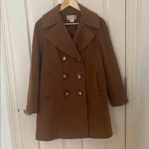 Michael Kors Classic Brown Pea Coat